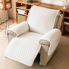 Couvre-canapés en peluche One-Piece Housses de Canapé résistants aux rayures avec des sangles élastiques
