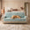 Couvre-canapés en peluche One-Piece Housses de Canapé résistants aux rayures avec des sangles élastiques