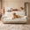 Couvre-canapés en peluche One-Piece Housses de Canapé résistants aux rayures avec des sangles élastiques