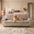 Couvre-canapés en peluche One-Piece Housses de Canapé résistants aux rayures avec des sangles élastiques
