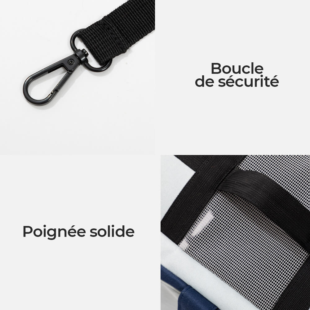 Sac à Dos Extensible Multifonction Grand Espace pour Chat et Chien