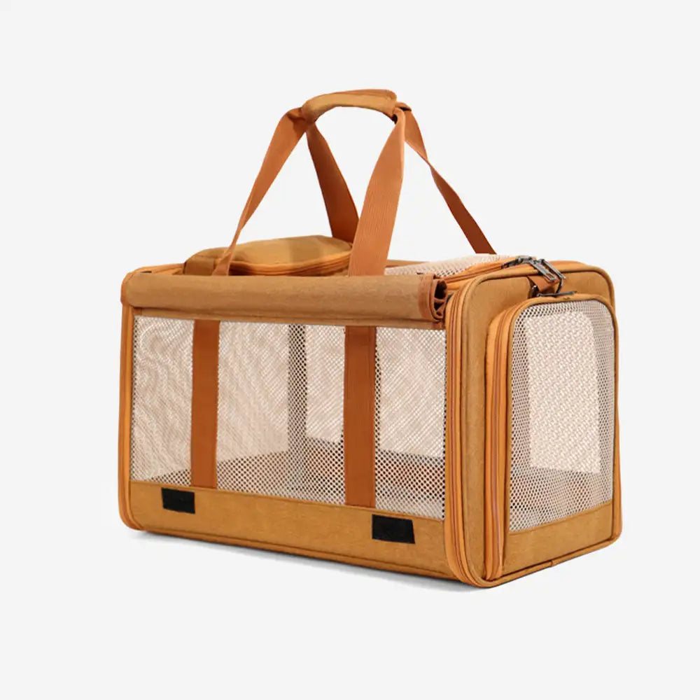 Sac de transport pour chat portable, respirant, à grande capacité, extensible et multifonctionnel Approuvé par les compagnies aériennes