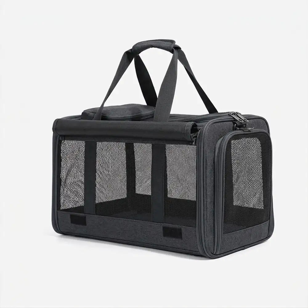 Sac de transport pour chat portable, respirant, à grande capacité, extensible et multifonctionnel Approuvé par les compagnies aériennes
