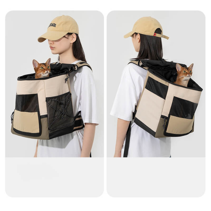 Sac de Voyage Portable pour Animaux Extérieur Imperméable Sac à Dos pour Chat