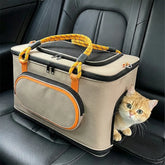 Sac transportable pour chat, respirant, pour voyages et compagnies aériennes Approuvé par les compagnies aériennes