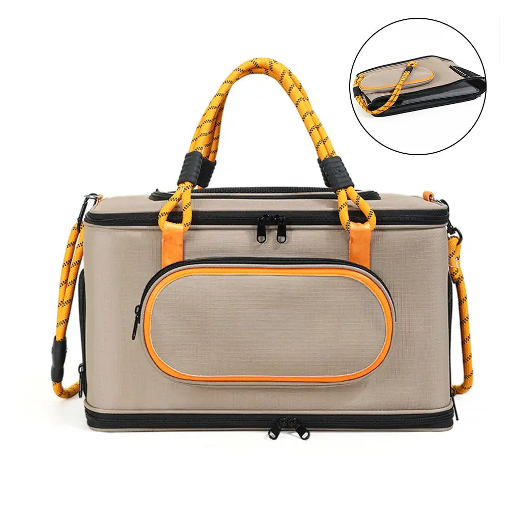 Sac transportable pour chat, respirant, pour voyages et compagnies aériennes Approuvé par les compagnies aériennes
