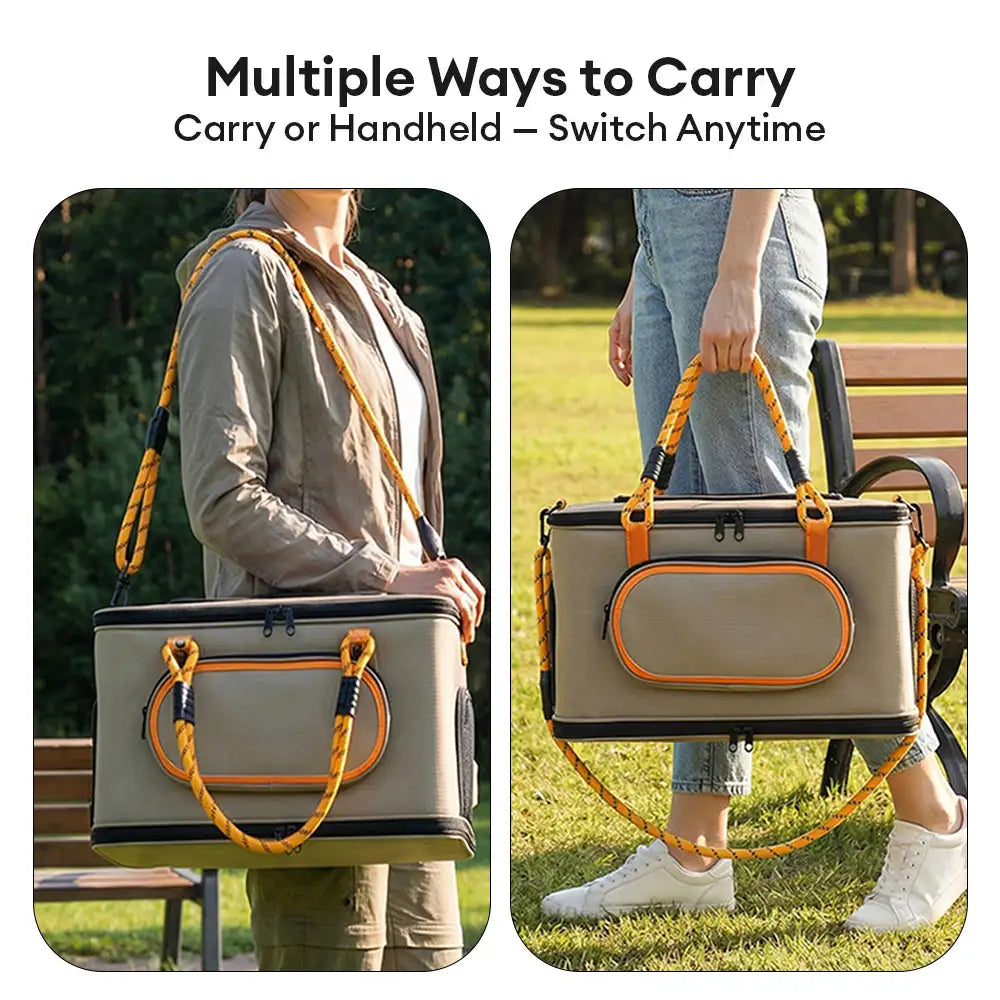 Sac transportable pour chat, respirant, pour voyages et compagnies aériennes Approuvé par les compagnies aériennes