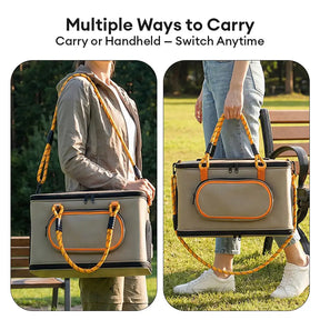Sac transportable pour chat, respirant, pour voyages et compagnies aériennes Approuvé par les compagnies aériennes