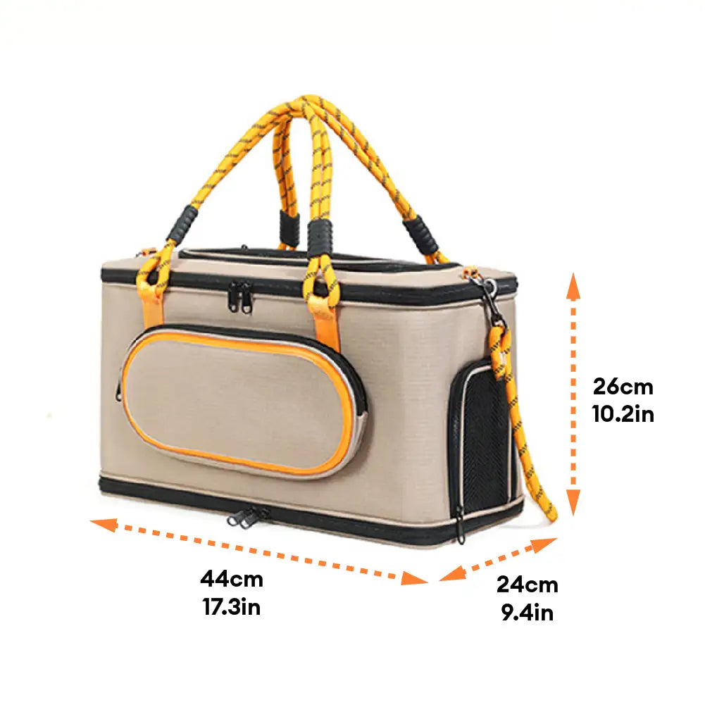 Sac transportable pour chat, respirant, pour voyages et compagnies aériennes Approuvé par les compagnies aériennes