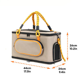 Sac transportable pour chat, respirant, pour voyages et compagnies aériennes Approuvé par les compagnies aériennes