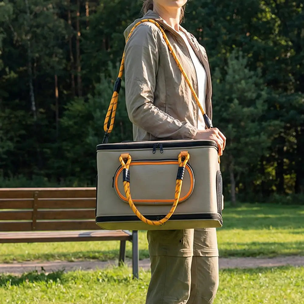 Sac transportable pour chat, respirant, pour voyages et compagnies aériennes Approuvé par les compagnies aériennes