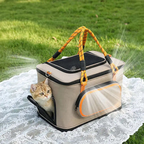 Sac transportable pour chat, respirant, pour voyages et compagnies aériennes Approuvé par les compagnies aériennes