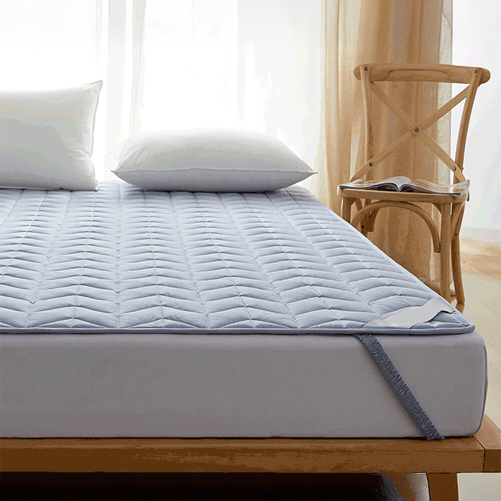 Surmatelas en pur coton respirant confortable et antidérapant