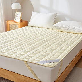 Surmatelas en pur coton respirant confortable et antidérapant