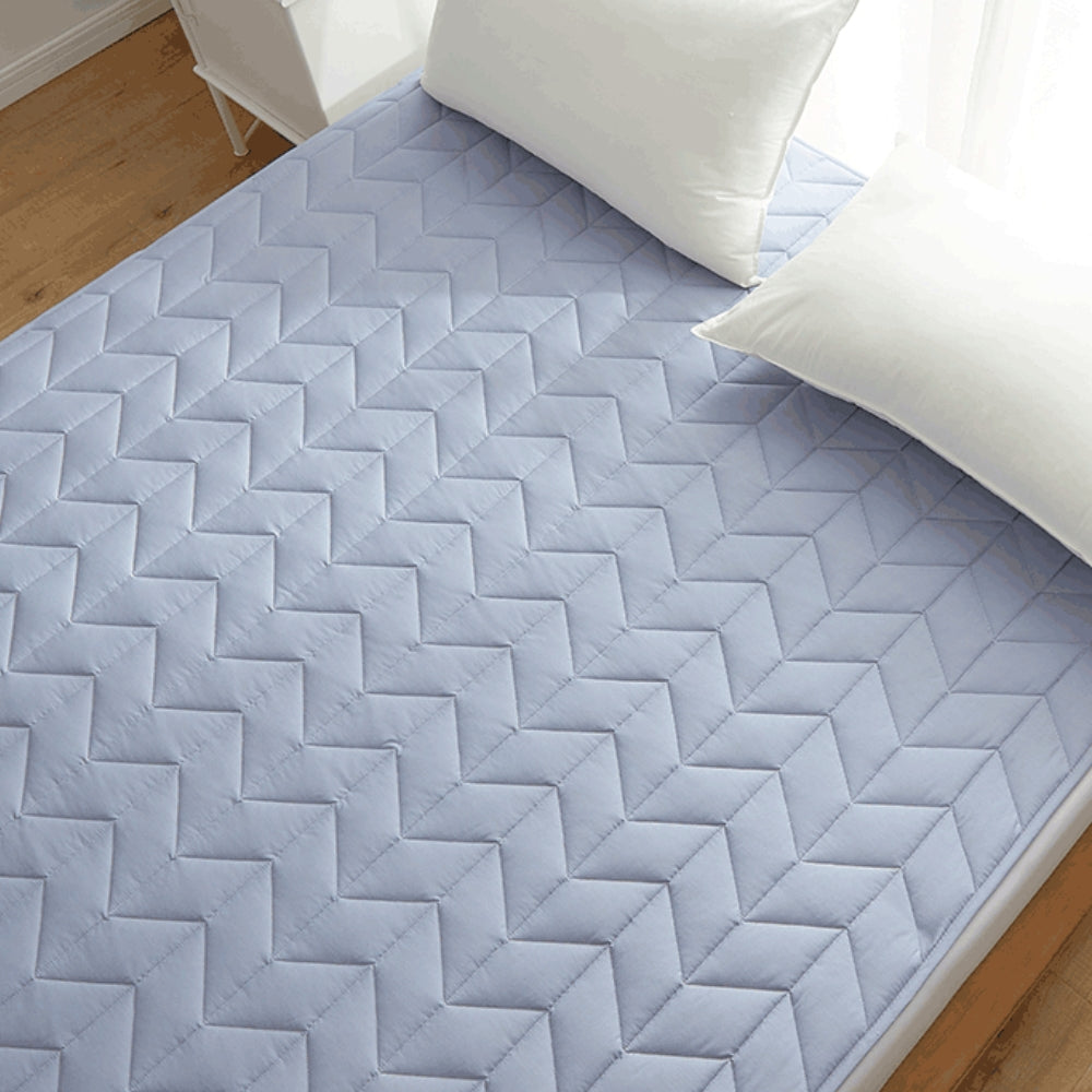 Surmatelas en pur coton respirant confortable et antidérapant