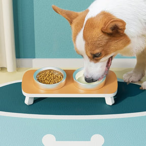 Tapis d'Alimentation pour Animaux Absorbant et Antidérapant à Séchage Rapide