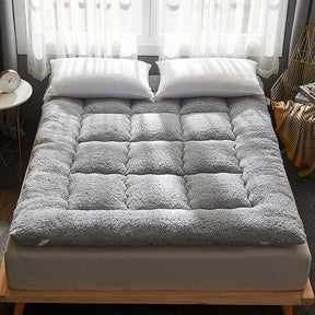 Grand Surmatelas Douillet en Laine d'Agneau pour Animaux et Humains