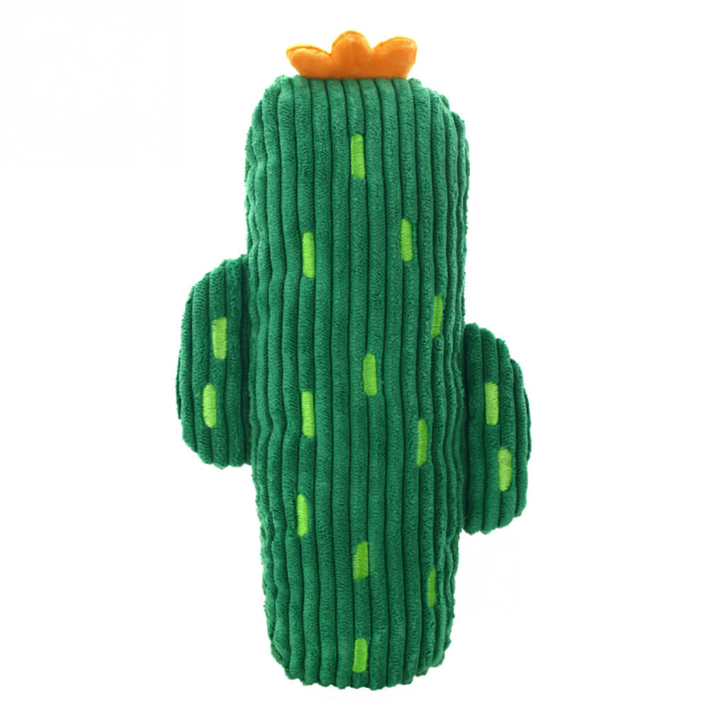 Jouet à mâcher sonore fruit en peluche durable pour chien