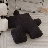 Coussin de siège de canapé en peluche puzzle créatif