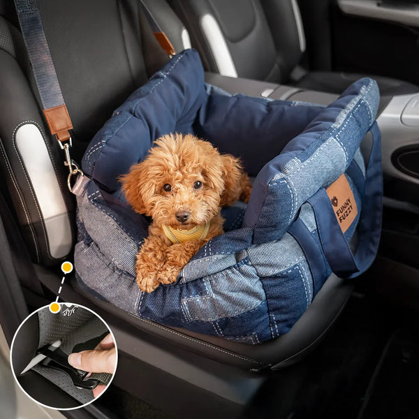 Siège de voiture pour chien ISOFIX portable avec système