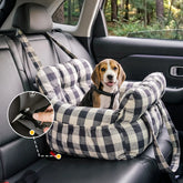 Siège de voiture pour chien ISOFIX portable avec système