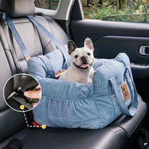 Siège de voiture pour chien ISOFIX portable avec système
