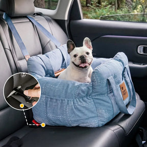 Siège de voiture pour chien ISOFIX portable avec système