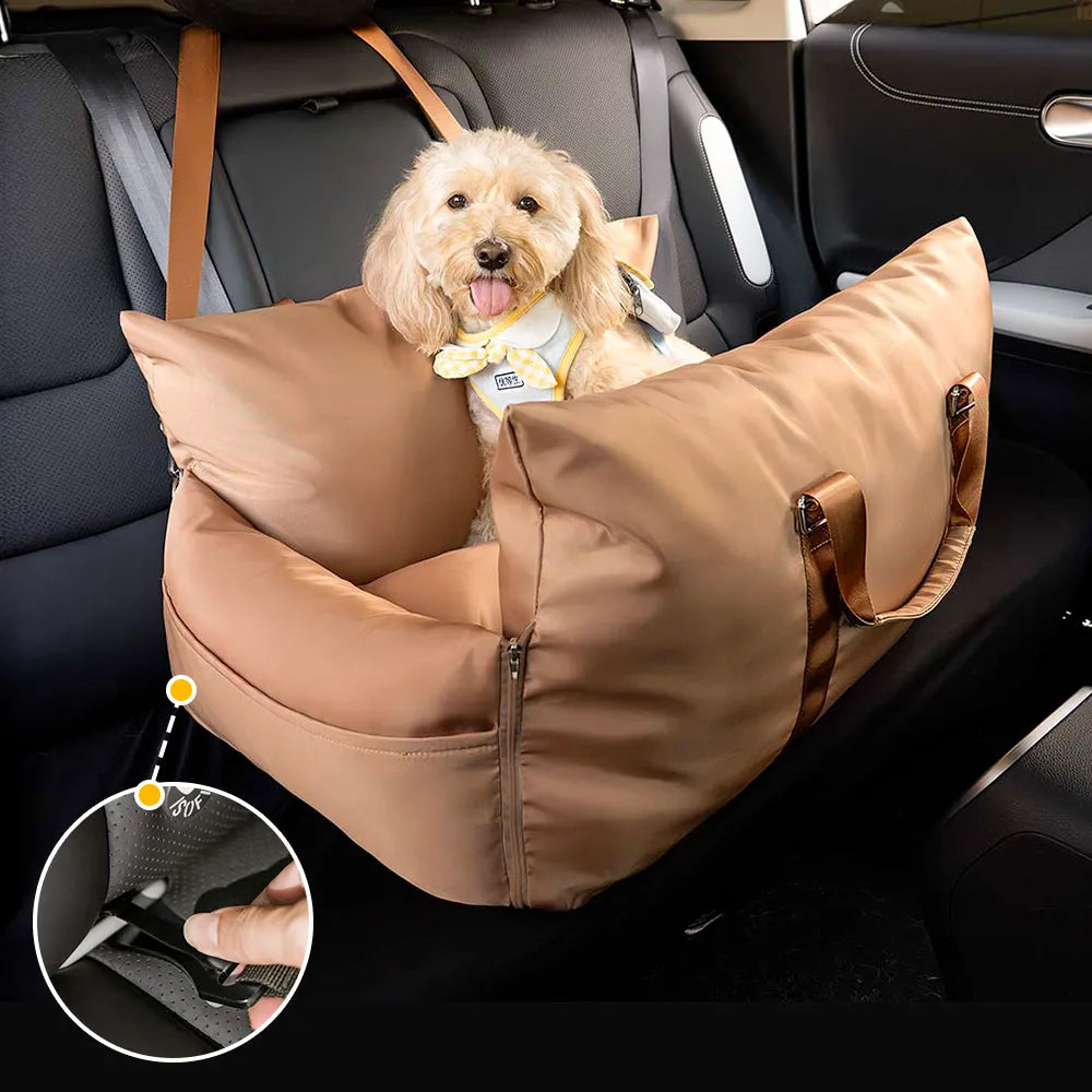 ISOFIX Siège de voiture pour chien avec système LATCH - Première classe
