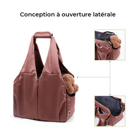 Sac de transport bandoulière pour animaux de compagnie