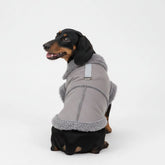 Veste pour chien en peau de mouton chaude et élégante pour l'hiver
