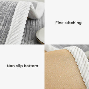 Housse de canapé sectionnelle en tissu chenille simple, étanche, antimicrobien et anti-rayures.