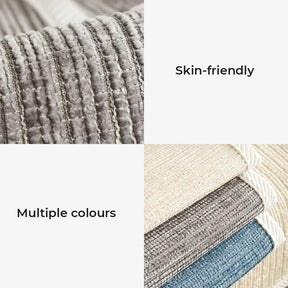 Housse de canapé sectionnelle en tissu chenille simple, étanche, antimicrobien et anti-rayures.
