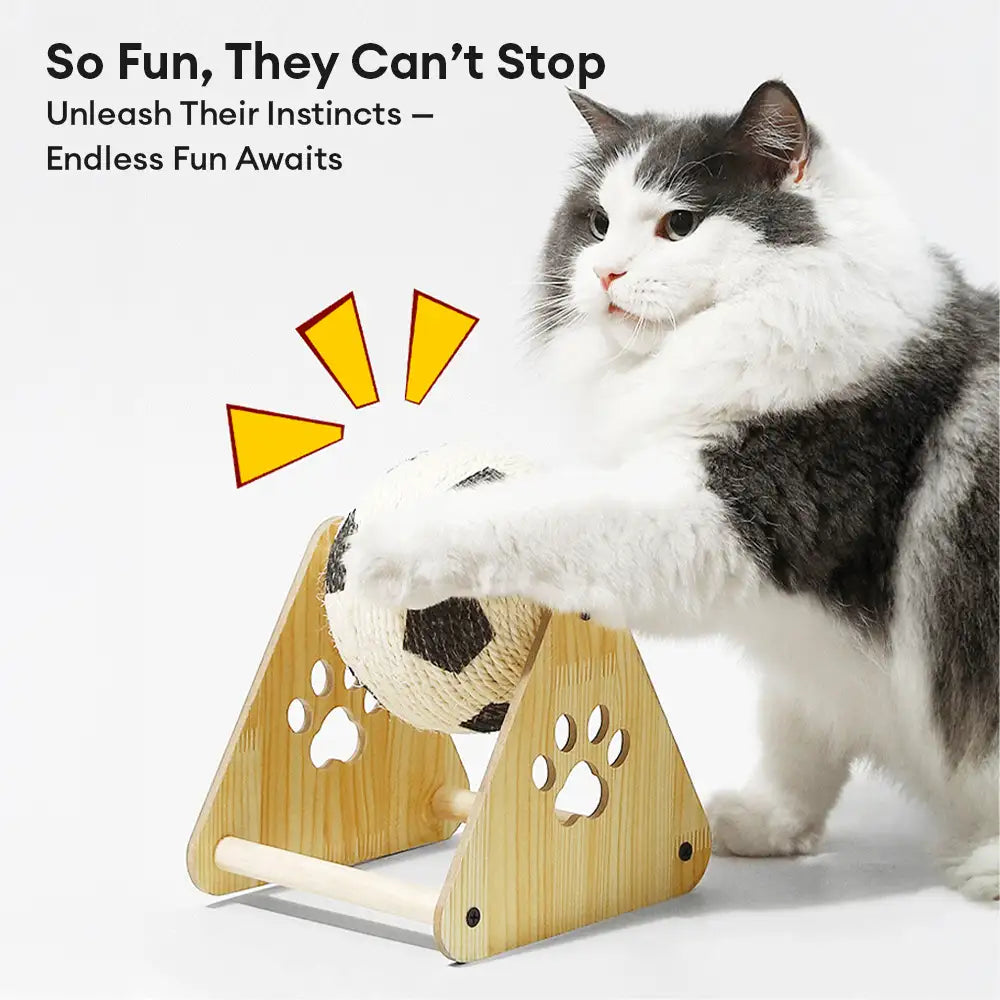 Balle à gratter en sisal pour chat