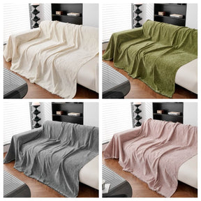 Housse de canapé en chenille Soft Line toutes saisons protection durable