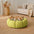 Lit rond pour chat et chien avec support de cou doux et lavable.