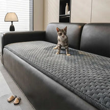 Tapis pour animaux en peluche douce, résistant aux griffures, housse de canapé antidérapante