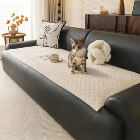 Tapis pour animaux en peluche douce, résistant aux griffures, housse de canapé antidérapante