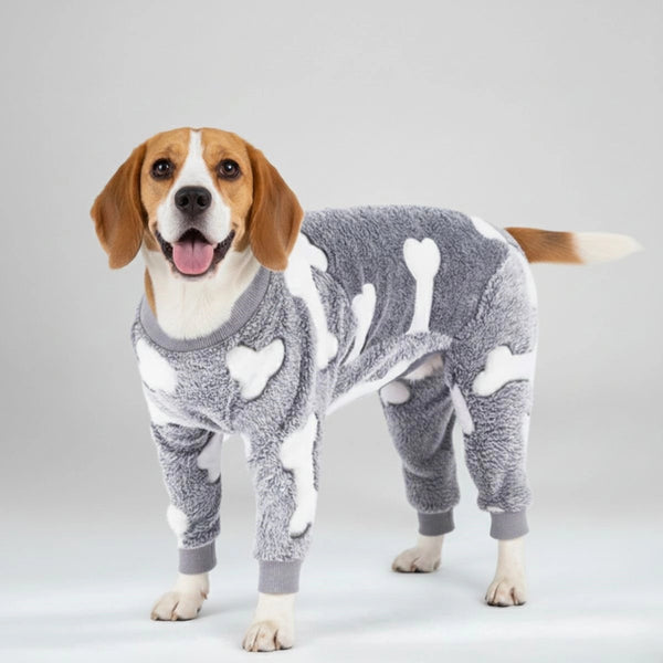 Pyjama doux et confortable pour chien motif lune et étoiles parfait pour un confort toute l'année