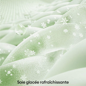 Housse de canapé d'angle en soie glacée extensible pour protection complète du sofa