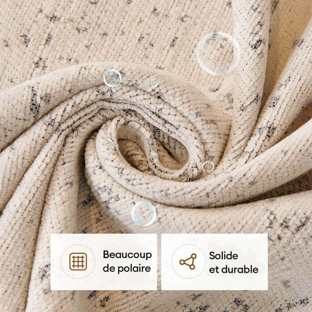 Housse de canapé moderne minimaliste en chenille anti-rayures pour chats couverture complète