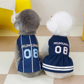 T-shirt et robe pour chiots respirants de la série Sports