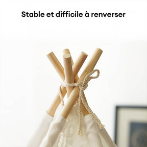Tente Teepee pour animaux en forme d'étoile à cinq pattes légère respirante et amovible