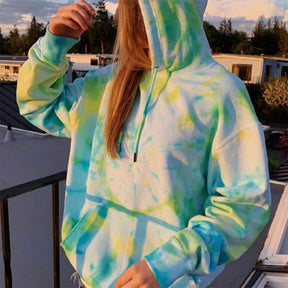 Pull Sweat à Capuche Tie-Dye Stylé