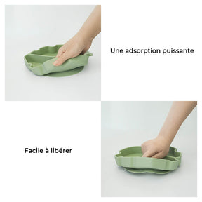 Gamelle à succion pour animaux - Feuille