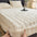 Drap-housse de protection de matelas en fausse peluche de lapin super doux
