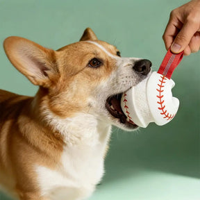 Jouet à mâcher interactif élastique pour chien - Dents et jeu