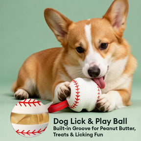 Jouet à mâcher interactif élastique pour chien - Dents et jeu