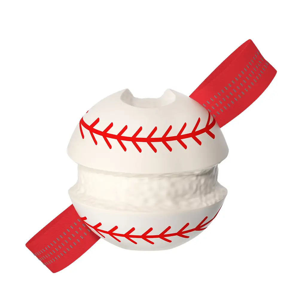 Jouet à mâcher interactif élastique pour chien - Dents et jeu