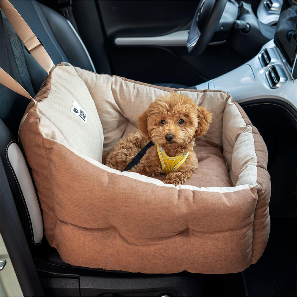 Siège auto pour chien surélevé et épaissi et imperméable avec protection pour le voyage