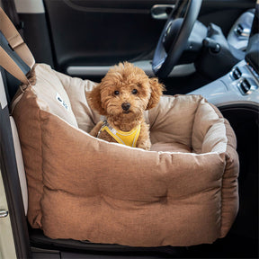 Siège auto pour chien surélevé et épaissi et imperméable avec protection pour le voyage